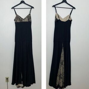 Fame and Partners Maxi Black Dress Womens Size 2